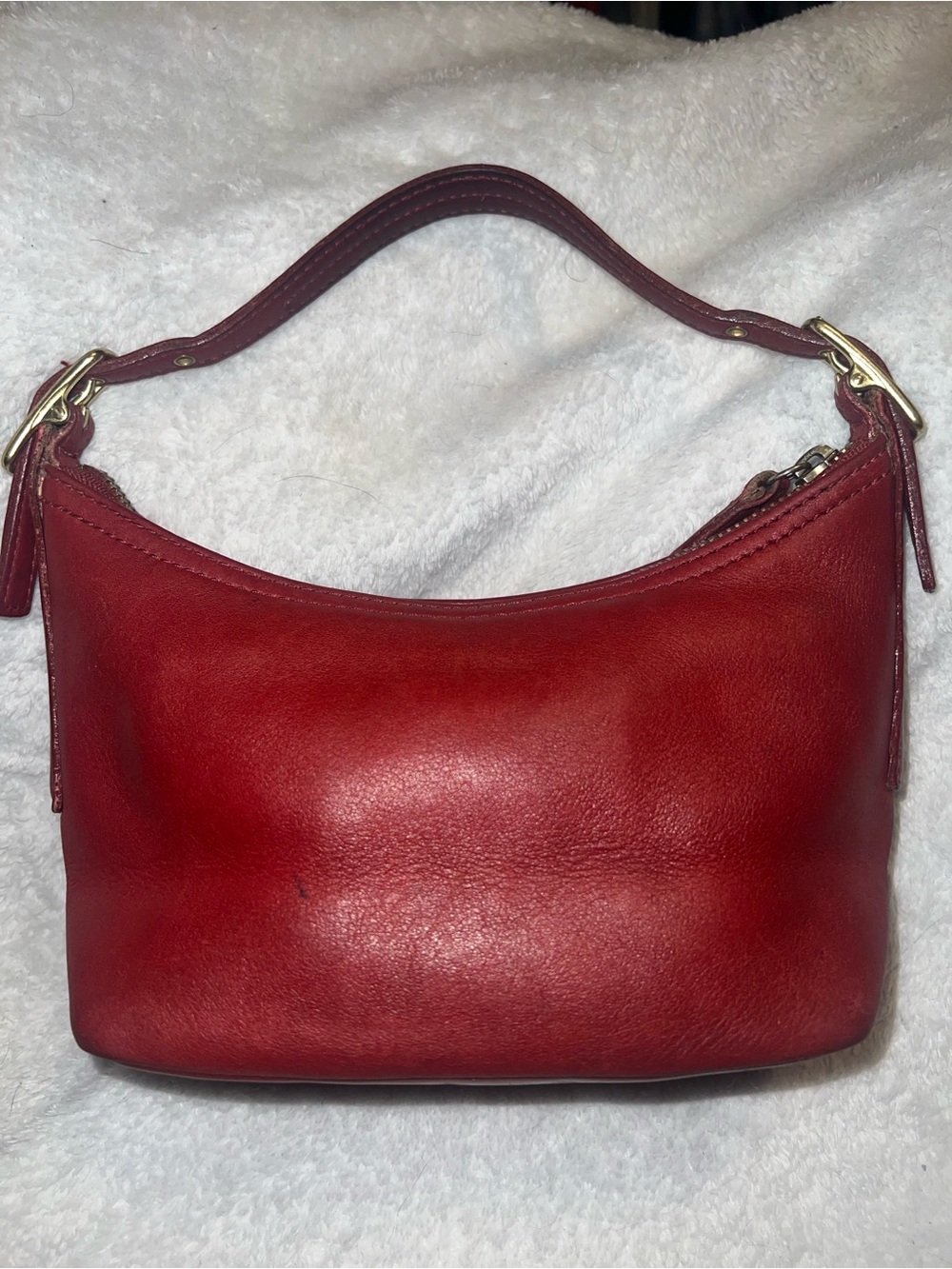 Vintage Y2K Coach mini red legacy No 9844